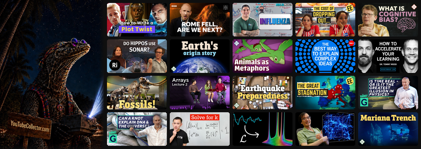 YouTube Collector visual identity