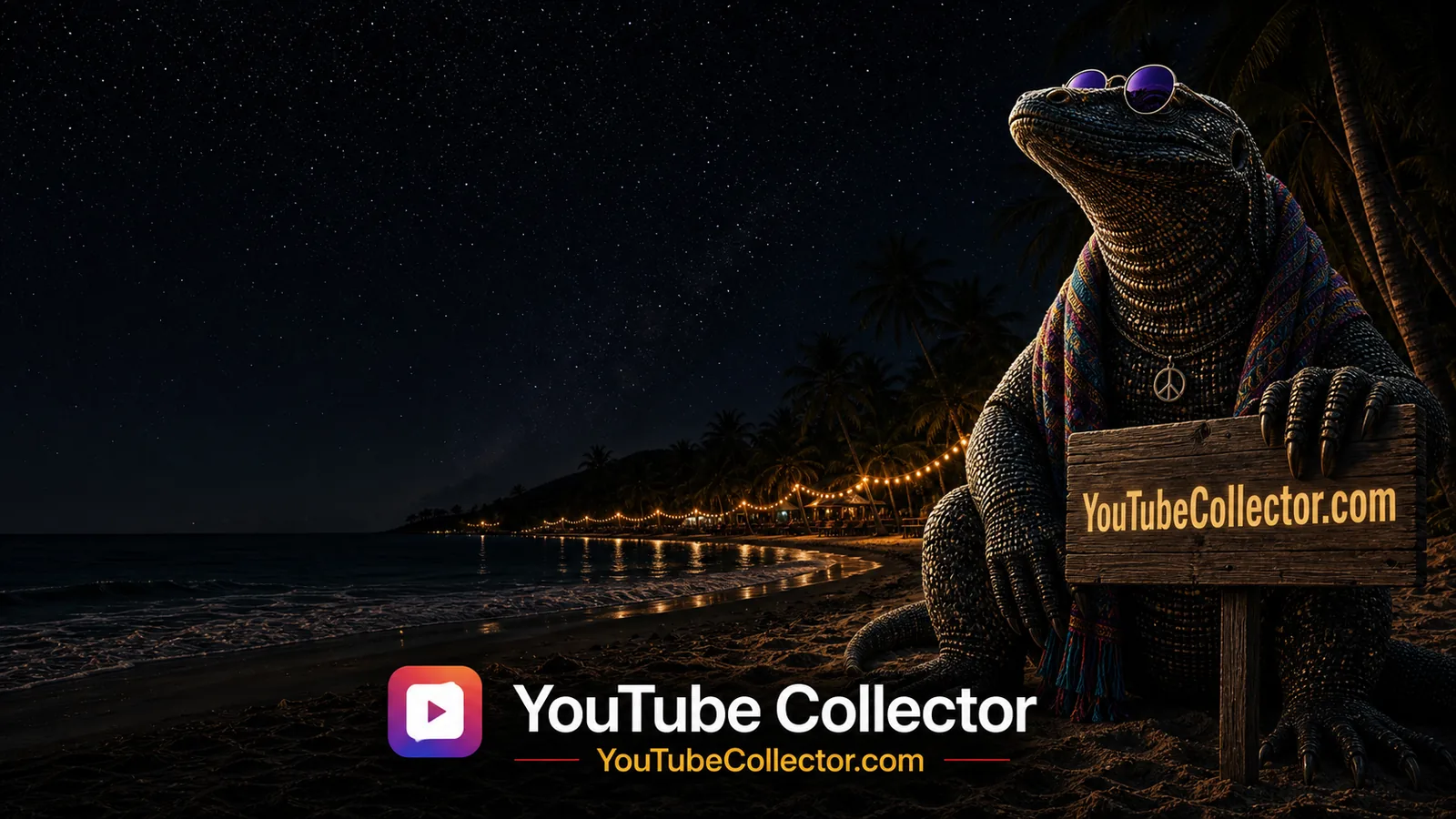 YouTube Collector lizard artwork